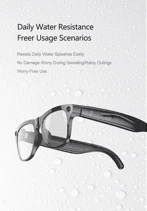 Lenovo Next-Gen Smart AI Glasses - HD Camera, Bluetooth Audio & UV Protection