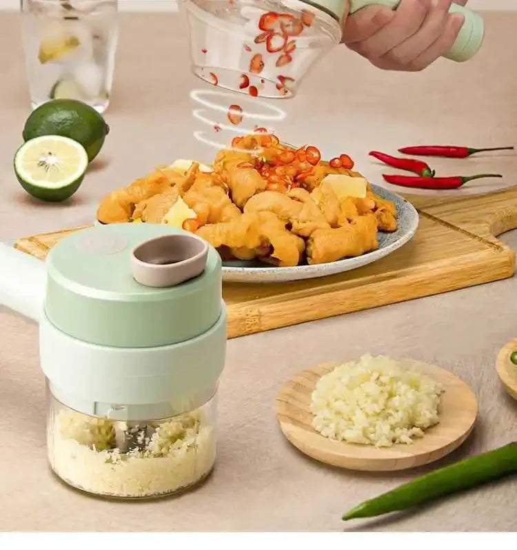 Star 4-in-1 Handheld Electric Vegetable Cutter & Slicer