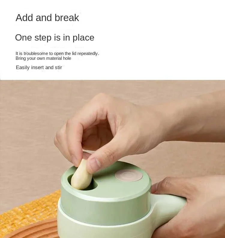 Star 4-in-1 Handheld Electric Vegetable Cutter & Slicer