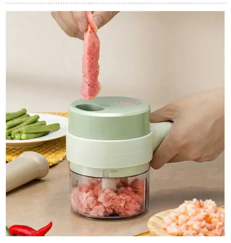 Star 4-in-1 Handheld Electric Vegetable Cutter & Slicer