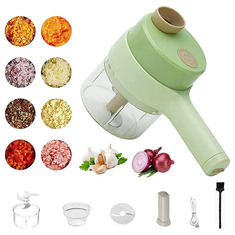 Star 4-in-1 Handheld Electric Vegetable Cutter & Slicer